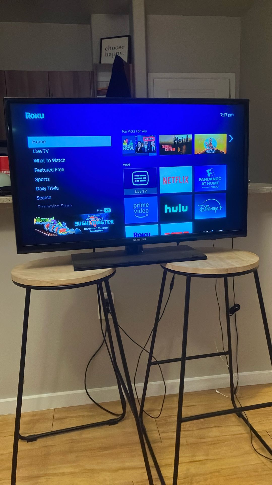 32” Samsung Smart TV (remote Not Included)