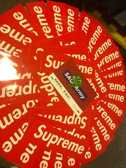 Supreme Box Logo Sticker