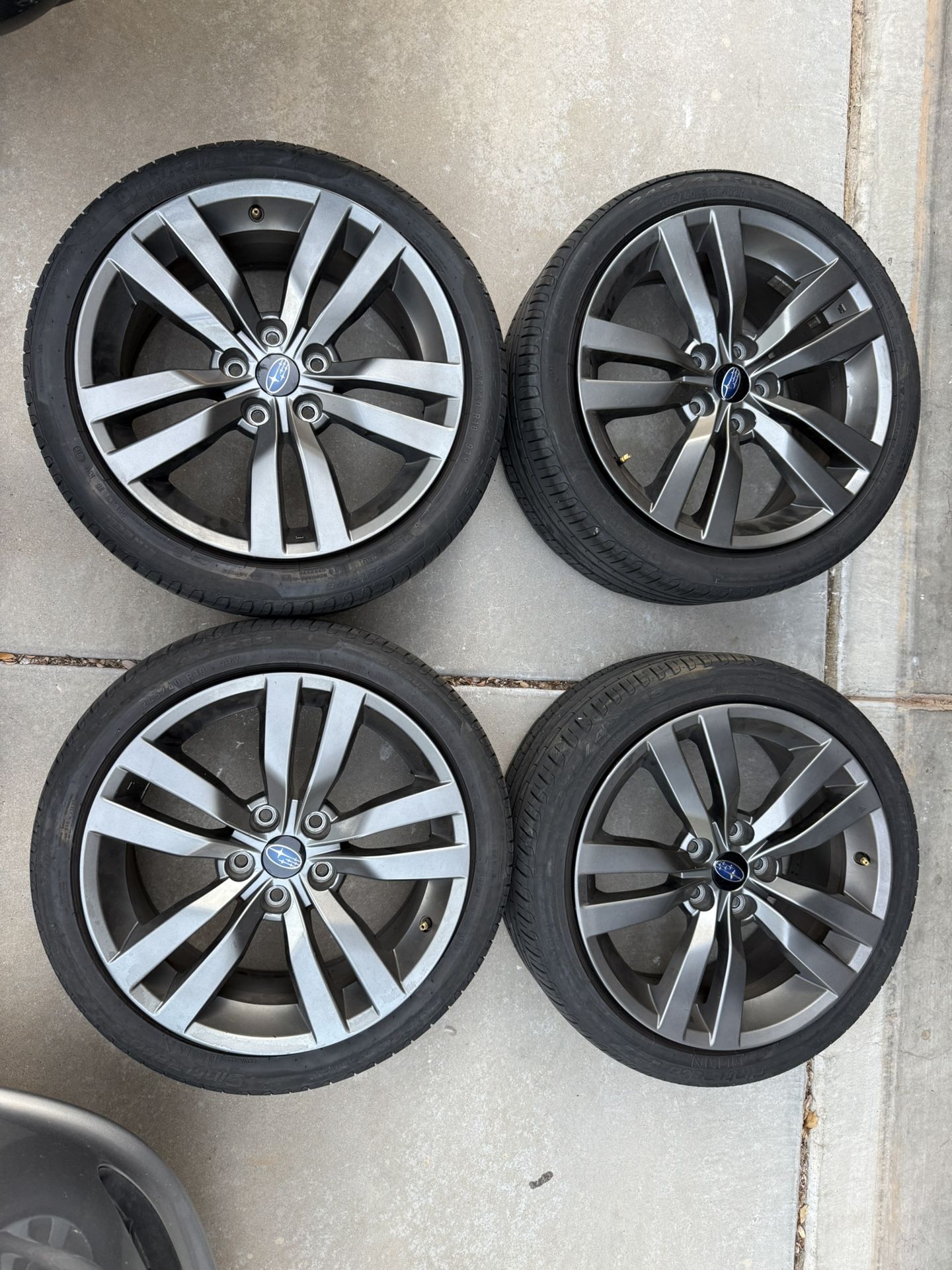 2017 WRX stock Wheels With Tires