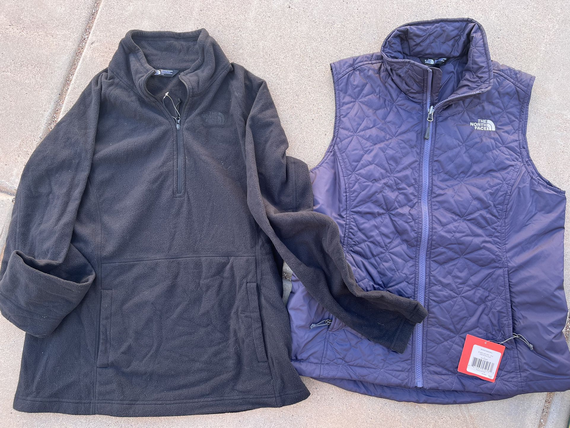 North Face Vest and Sweater 