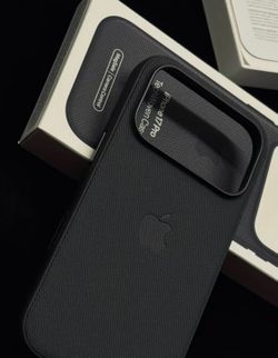 Magnetic Case For iPhone 17 Pro Max 17 Pro Original TechWoven Case Magsafe Cover BLACK
