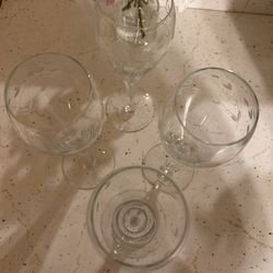Princess House Champagne  glasses (set of 4)