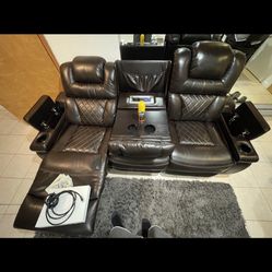 Ashley Recliner Couch 