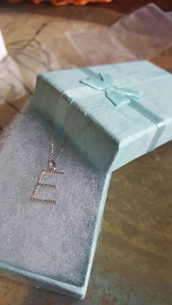 1/10 ct real round diamonds E chain 20"