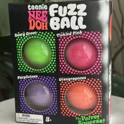 Viral Teenie  Needoh Fuzz Ball 4 Pack 