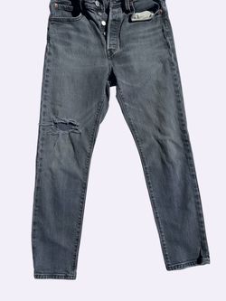 Levi's Premium 501 Distressed Black Jeans W28 L28