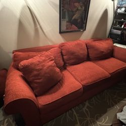 Bloomingdale’s Red Couch