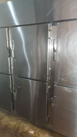 72 in Commercial Stainless Steel Reach-In Refrigerator