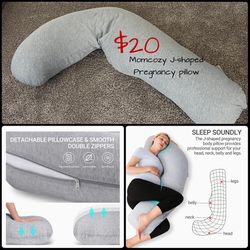 J-Shaped Maternity pillow