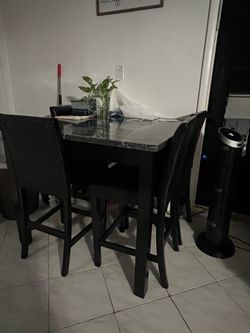 Dining table with 4 chairs