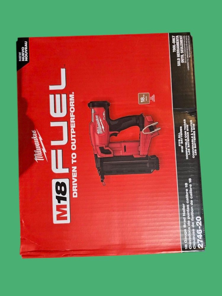 Milwaukee 18-Gauge Brand Nailer (Tool-Only)