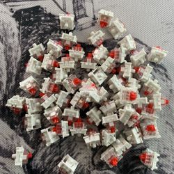 Gateron Red Mechanical Switches - 61 pcs - Brand New