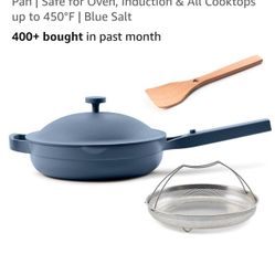 Our Place Always Pan 2.0-10.5” Nonstick, Toxin-Free Ceramic Cookware | Patented 10-in-1 Aluminum Frying & Sauté Pan | Safe for Oven, Indu