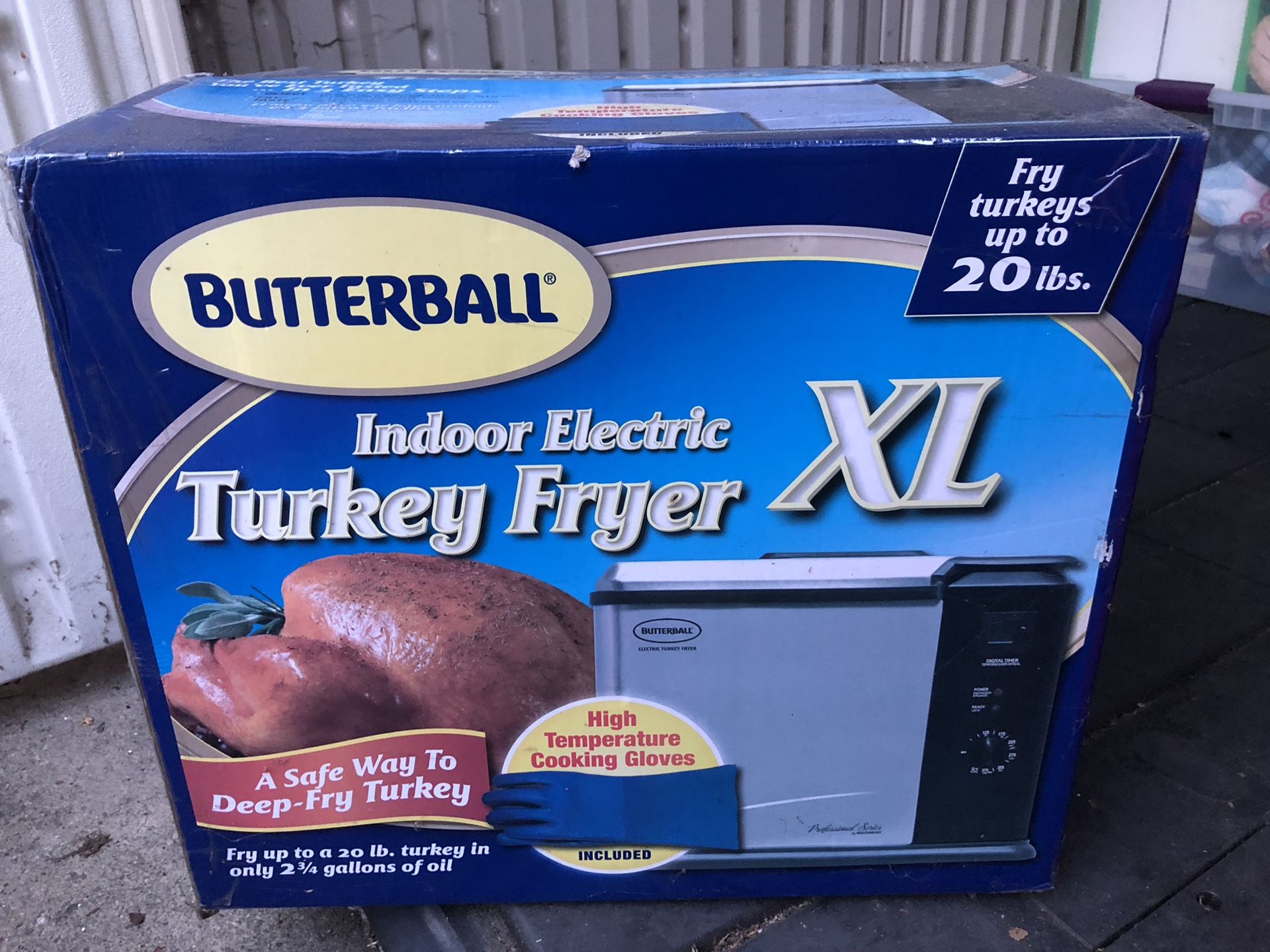 Butterball Indoor Electric Turkey Fryer XL. Used only twice for thanksgiving.