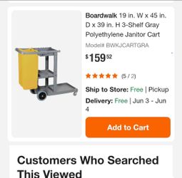 Cleaning cart