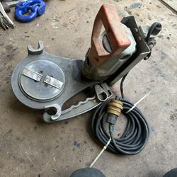 McElroy PIT BULL No.14 Pipe Fusion Facing Machine w/Milwaukee Heavy Duty Motor