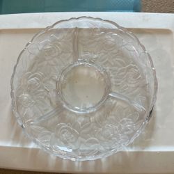 Crystal Chip&Dip Plate