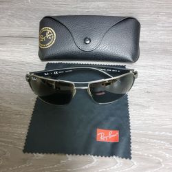 Ray Ban Rb3492 004/58 Gunmetal Green Polirized Sunglasses 
