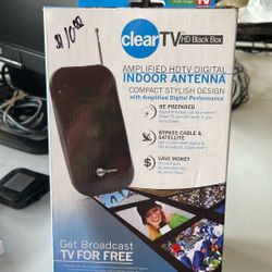Indoor amplified HDTV digital antenna