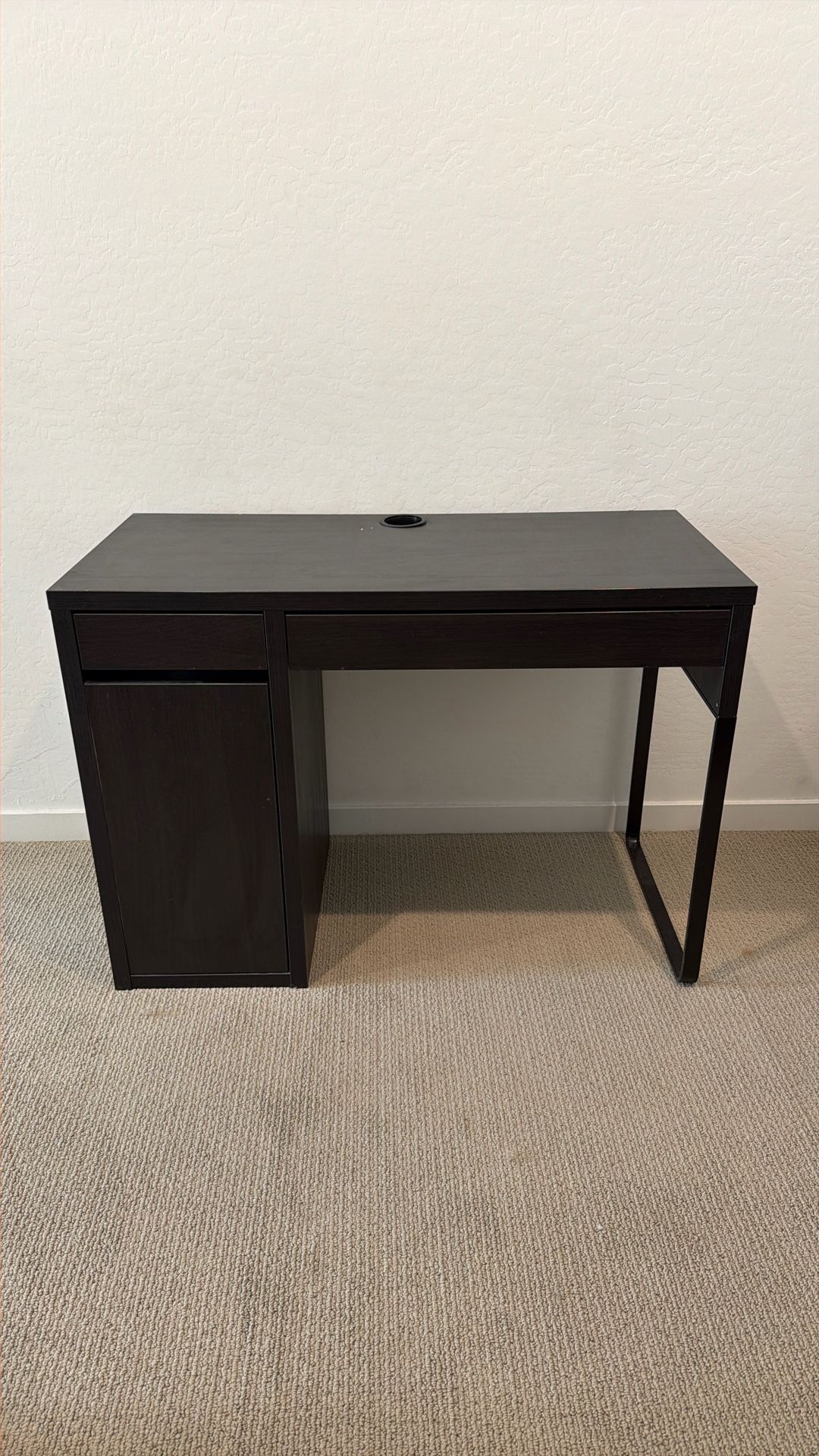Black desk