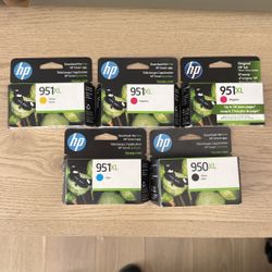 HP 950XL (black) and 951XL (color) Cartridges 