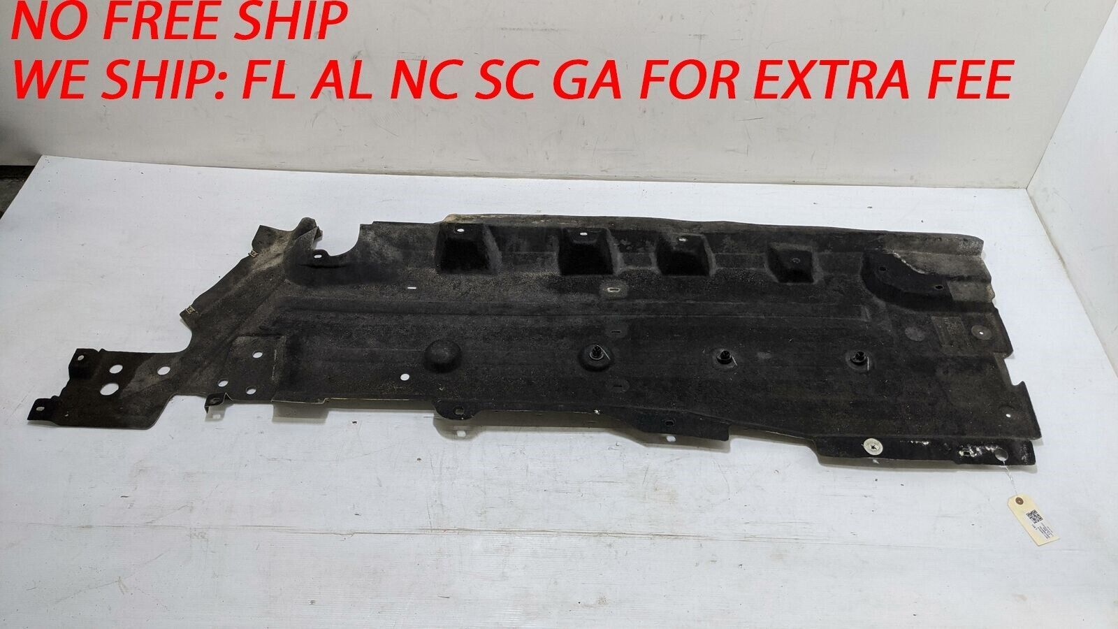Front Right Under Body Air Deflector 2017 Lincoln Continental GD9B-11132 18-2020 (L541)