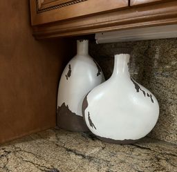 Set Of Two Large Vases