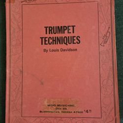 Trumpet Techniques by Louis Davidson