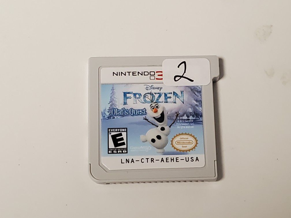 Nintendo 3ds Frozen