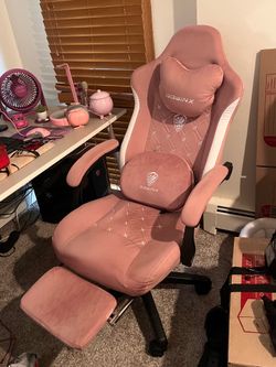 Pink gaming chair