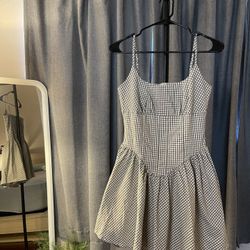 Gingham Mini Dress (6)