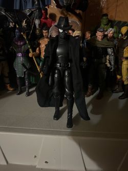 Spider-Man: Into the Spider-Verse Marvel Legends Spider-Man Noir with Custom Soft Goods Trench Coat