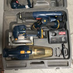 Ryobi 18 Volt 5 piece Set