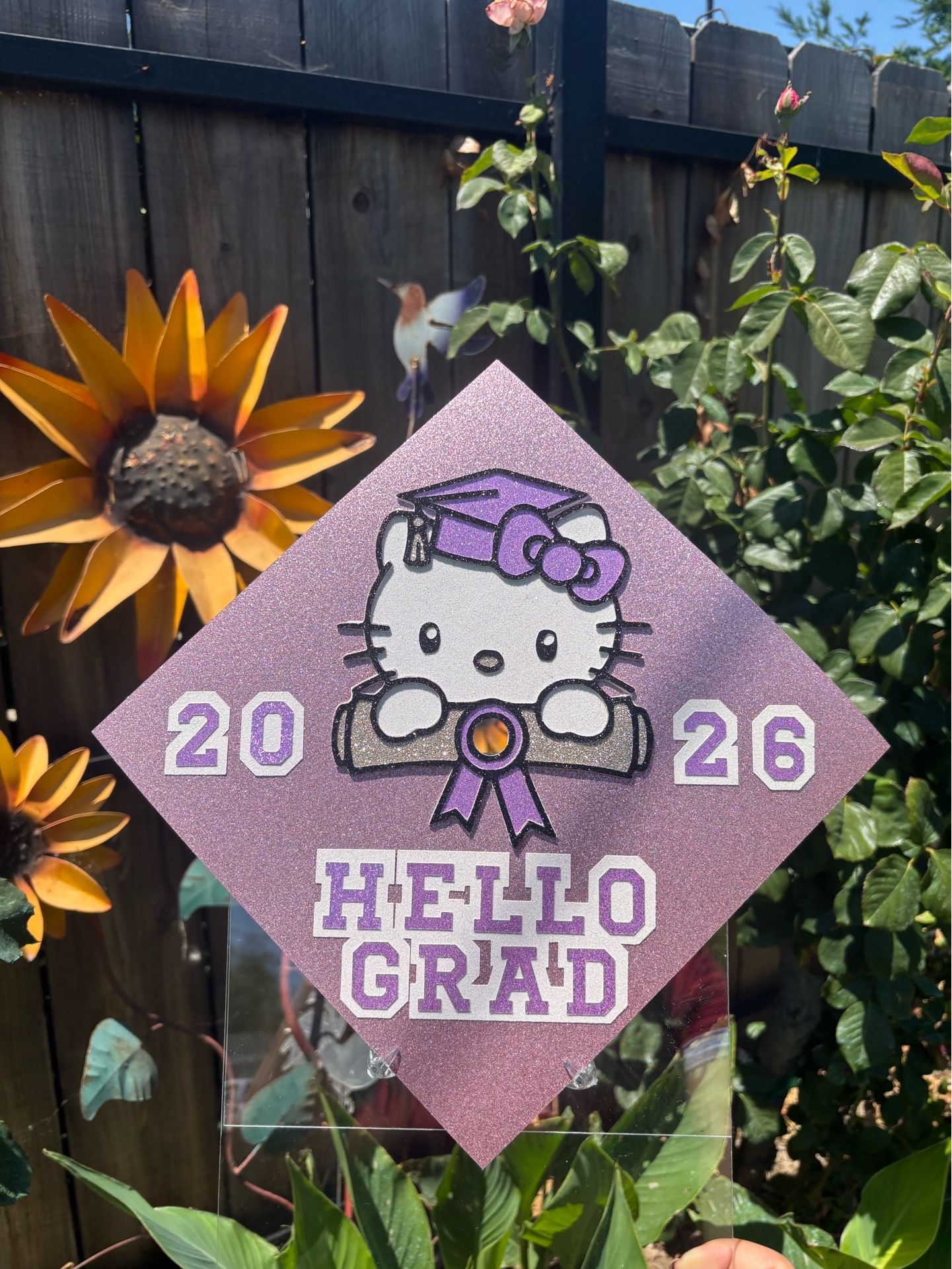 Hello Kitty Grad Cap Topper