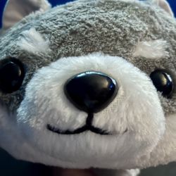 Grey Shiba Inu Plush 21”