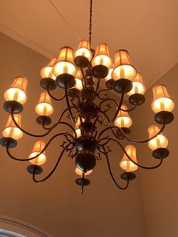 Oil Rubbed bronze chandelier 