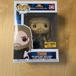 Funko Pop Vinyl Figure 246 Thor Bobble Head Marvel Hot Topic Exclusive 