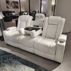 Power Reclining Sofa In Stock For Fast Delivery 