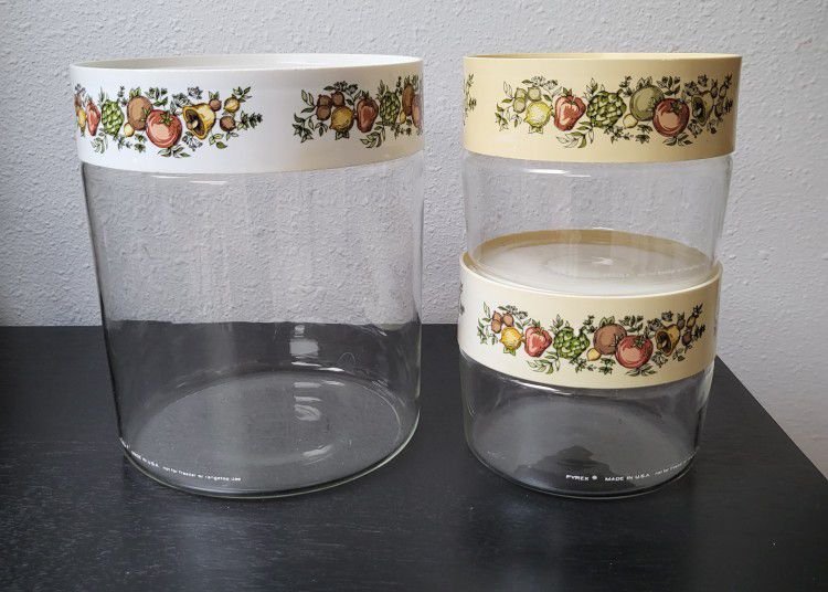 Vintage Pyrex Spice Of life Storage Canister