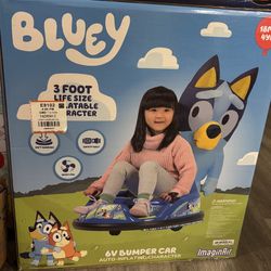 Bluey Ride On Bumper Car