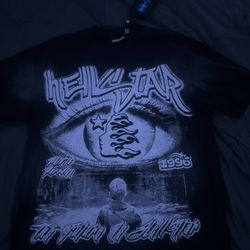 Hell Star Black And White Shirt Medium Shirt 