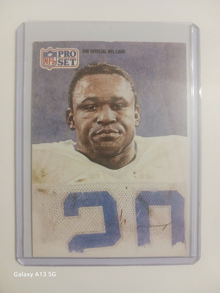 Barry Sanders Portrait Card