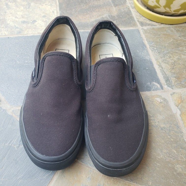 Vans Slip On Shoes In Awesome Condition Worn Maybe Three Times Men's Size 5 Ladies Size Six And A Half $30 Firm