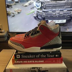 Jordan 3 Chicago Red Chi Unite