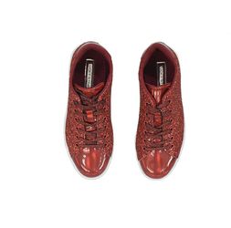  LUCKY STEP Glitter Sneakers Lace up