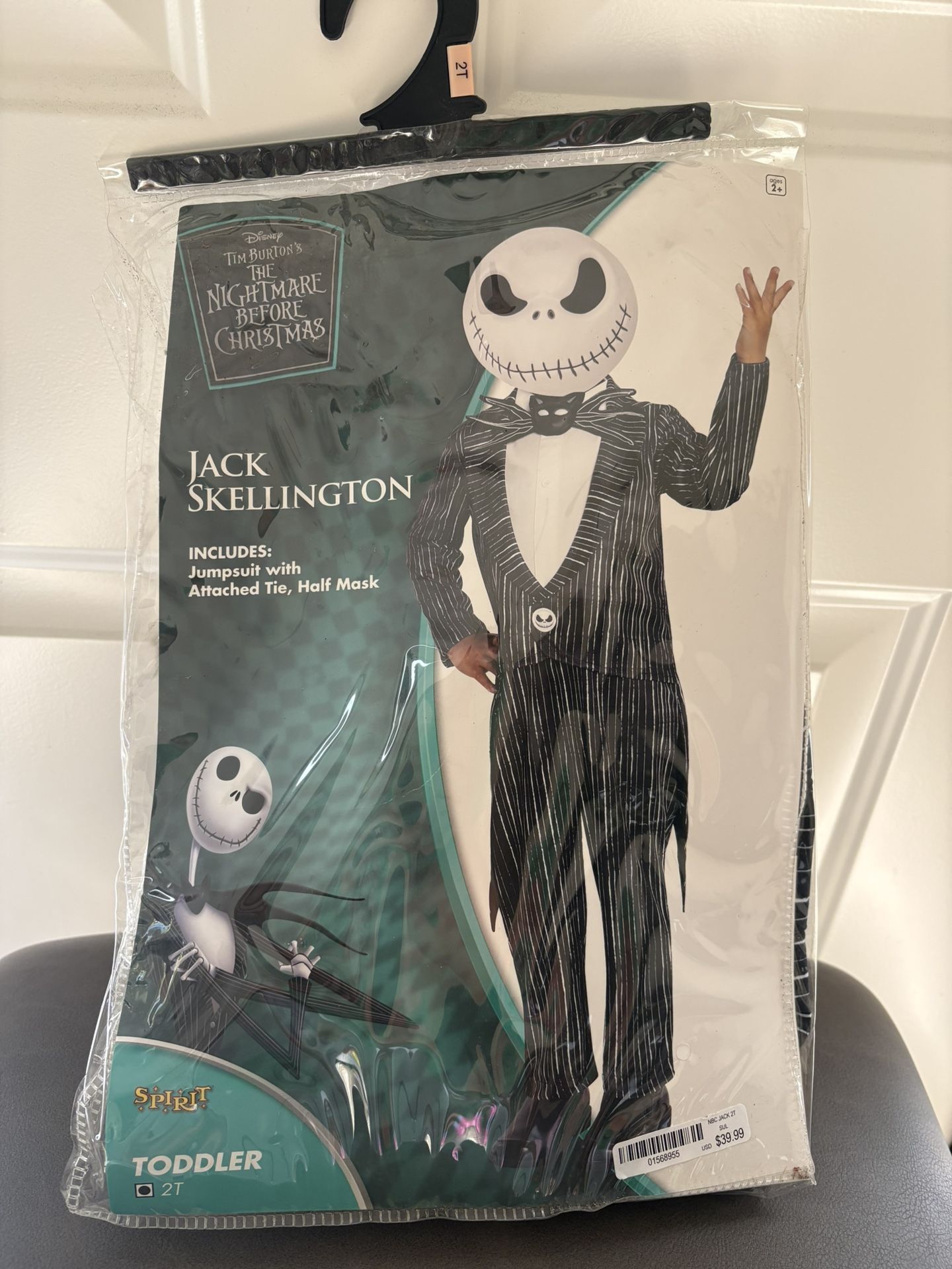 Jack Skellington (2T) Costume
