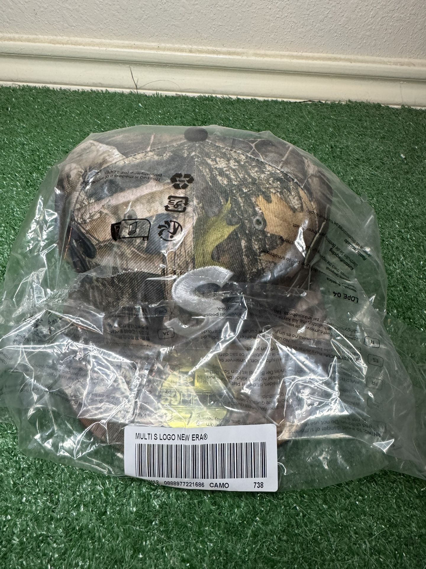 Supreme Multi S Logo Camo New Era 59Fifty Fitted Hat