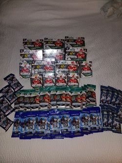 Football Cards bundle Prizm Optic Mosaic