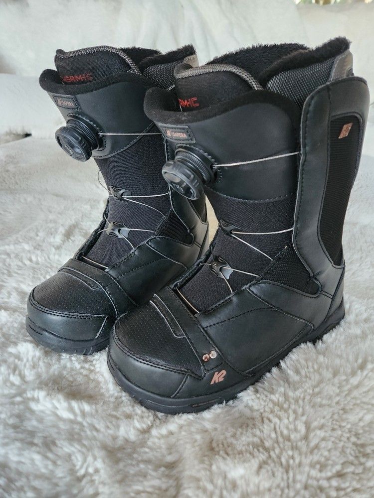 HEATED K2 SNOWBOARDING BOOTS