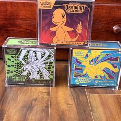 Pokemon Acrylic ETB cases